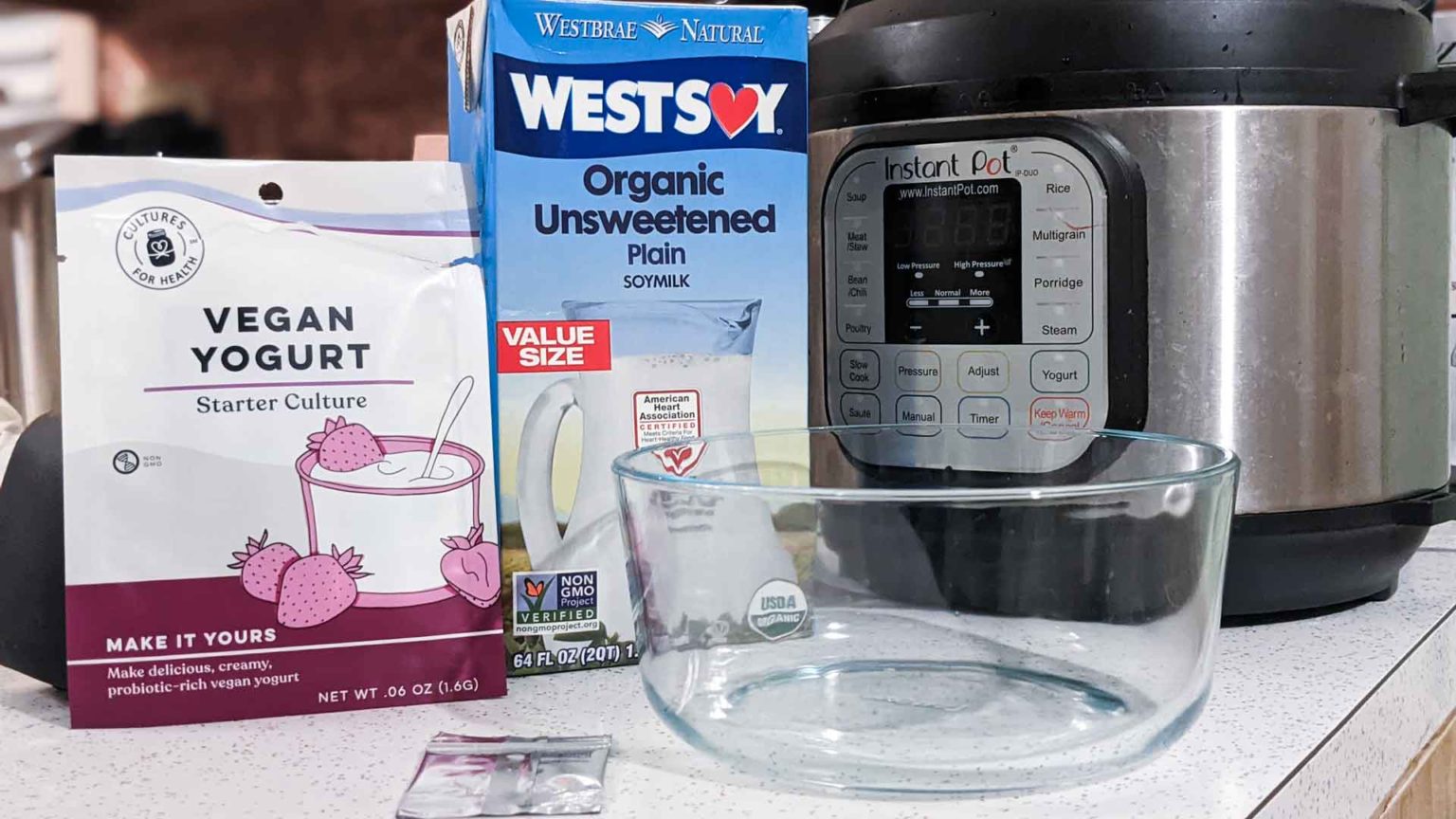 Homemade Soy Yogurt Instant Pot and Greekstyle Methods • BITTERTREATS