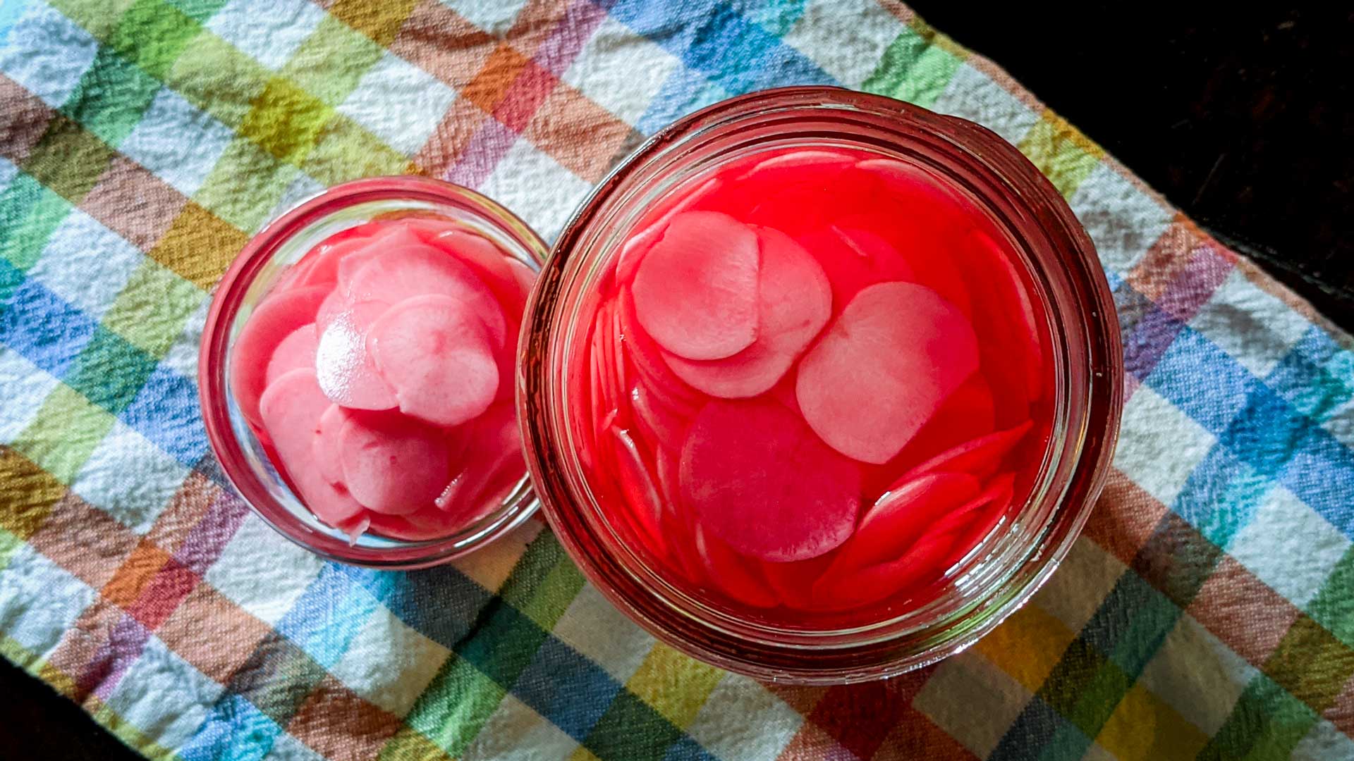 Quick Pickled Radishes BITTERTREATS