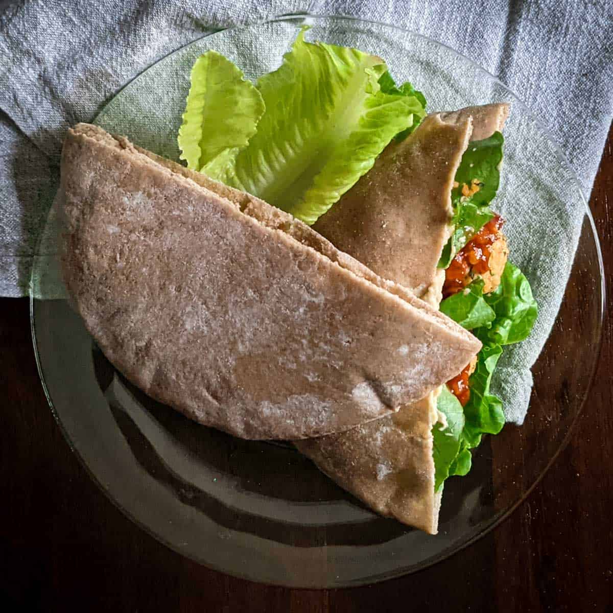 Pocket Pita Bread with Teff Flour • BITTERTREATS