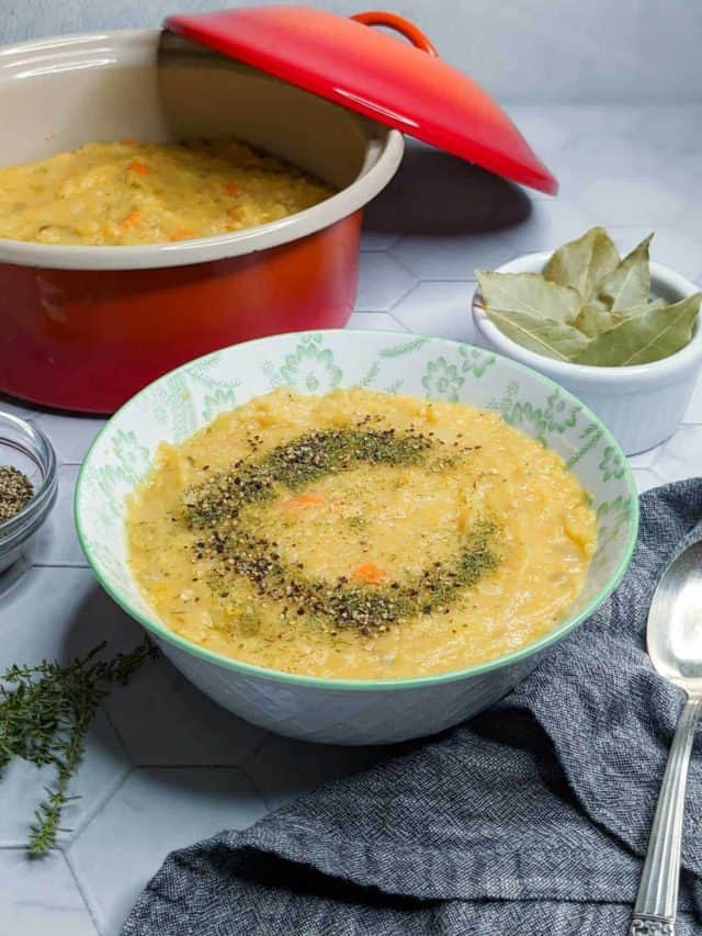 Classic Vegetarian Split Pea Soup